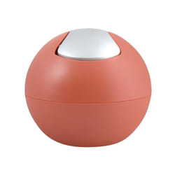 Spirella - Poubelle à bascule bowl matt 1L Terracotta mat