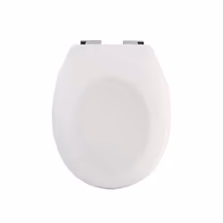Spirella Abattant Wc Thermo Dur NEELA Blanc Mat - Charnières ABS Chromé, Allongé, Abattant rigide, Blanc, ABS, Duroplast, 371 ...