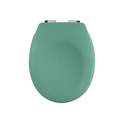 Spirella - Abattant wc Thermo dur avec frein de chute neela Vert mat - Charnières abs Chromé