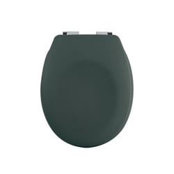 Spirella Abattant Wc Thermo Dur NEELA Vert Foncé Mat - Charnières ABS Chromé