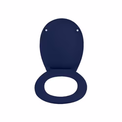 Spirella Abattant Wc Thermo Dur NEELA Bleu Foncé Mat - Charnières ABS Chromé