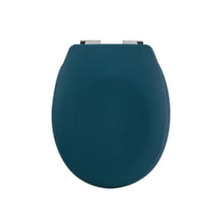 Spirella Abattant Wc Thermo Dur NEELA Pétrole Mat - Charnières ABS Chromé