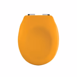 Spirella Abattant Wc Thermo Dur NEELA Jaune Mat - Charnières ABS Chromé