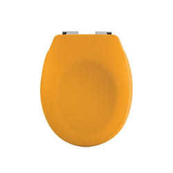 Spirella Abattant Wc Thermo Dur NEELA Jaune Mat - Charnières ABS Chromé