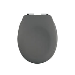 Spirella Abattant Wc Thermo Dur NEELA Gris Mat - Charnières ABS Chromé