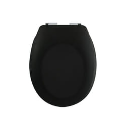Spirella Abattant Wc Thermo Dur NEELA Noir Mat - Charnières ABS Chromé