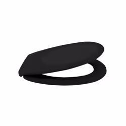 Spirella Abattant Wc Thermo Dur NEELA Noir Mat - Charnières ABS Chromé