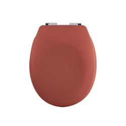 Spirella Abattant Wc Thermo Dur NEELA Terracotta Mat - Charnières ABS Chromé