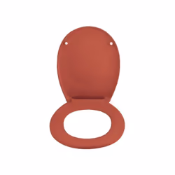 Spirella Abattant Wc Thermo Dur NEELA Terracotta Mat - Charnières ABS Chromé