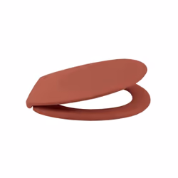 Spirella Abattant Wc Thermo Dur NEELA Terracotta Mat - Charnières ABS Chromé