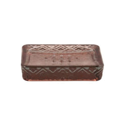 Porte savon verre recyclé carmina Terracotta Spirella