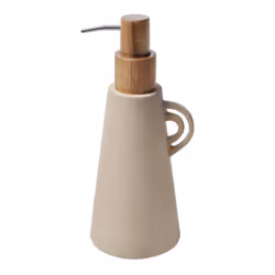 Distributeur de savon de la marque Spirella. Minimaliste, original et épuré, le distributeur de savon de la gamme ORGANIC est ...