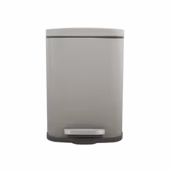 MSV 10.21561 poubelle Rectangulaire Acier Taupe