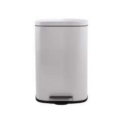 MSV 10.21567 poubelle Rectangulaire Acier Blanc