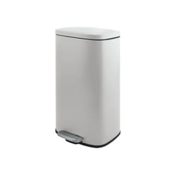 MSV 10.21572 poubelle Rectangulaire Acier Blanc
