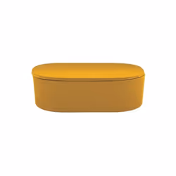 Boîte à cotons de la marque Spirella. Idéale pour conserver les produits de soins tels que les cotons-tige, les boules de cot ...