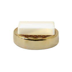 Porte savon céramique tube Or brillant Spirella
