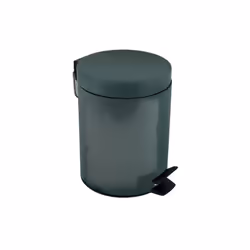 Poubelle de la marque Spirella. Equipée d'une pédale à fonctionnement souple et d'un récipient intérieur amovible en plastiqu ...