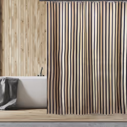 Rideau de douche de la marque Spirella. Anti-moisissure, ce rideau de douche Textile Polyester est enduit d'un revêtement ant ...