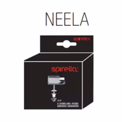 Charnières plastique chromée pour abattant wc NEELA Spirella