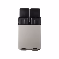 MSV 10.29479 poubelle Rectangulaire Acier Taupe