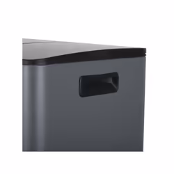 MSV 10.29480 poubelle Rectangulaire Acier Gris