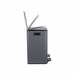 MSV 10.29480 poubelle Rectangulaire Acier Gris