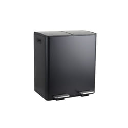 MSV 10.29481 poubelle Rectangulaire Acier Noir