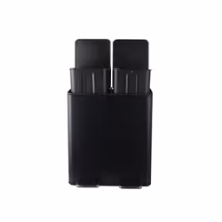 MSV 10.29481 poubelle Rectangulaire Acier Noir