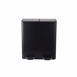 MSV 10.29481 poubelle Rectangulaire Acier Noir