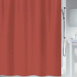 Rideau de douche Polyester primo 180x180cm Terracotta Spirella