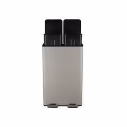 MSV 10.29499 poubelle Rectangulaire Acier Taupe