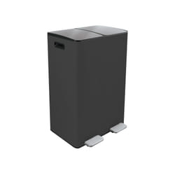 MSV 10.29500 poubelle Rectangulaire Acier Noir