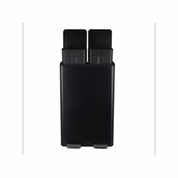 MSV 10.29501 poubelle Rectangulaire Acier Noir