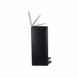 MSV 10.29501 poubelle Rectangulaire Acier Noir