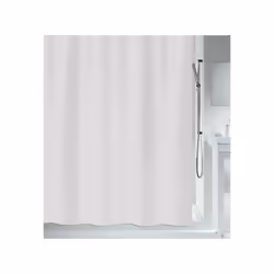 Rideau de douche de la marque Spirella. Anti-moisissure, ce rideau de douche Textile Polyester est enduit d'un revêtement ant ...