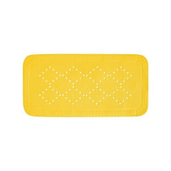 Spirella - Tapis Fond de baignoire pvc alaska 71x36cm Jaune Sunshine