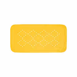 Spirella 7610583370532, Adhésif anti-dérapant pour baignoire, Adultes, Jaune, PVC, 910 mm, 360 mm