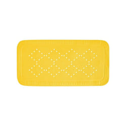 Spirella 7610583370532 Tapis de bain et adhésif antidérapant Adhésif anti-dérapant pour baignoire Jaune