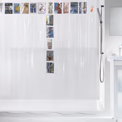 Spirella Postcard, Anneau, PVC, Transparent, 40 °C, 1800 mm, 2000 mm