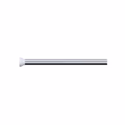 Spirella 7610583507679, Tringle droite à rideau de douche, Aluminium, Aluminium, 125 cm, 2,2 m, 2,1 cm