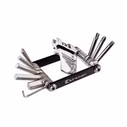 Birzman Feexman E-Version 15, Outils de bicyclette, Multi-outils vélo, Noir, Acier inoxydable, Aluminium, Sulfate de chondroï ...