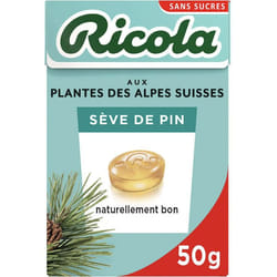 Open Food Ricola Sève de pin Sans sucres - Ricola - 50 g