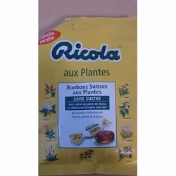 Open Food Bonbons Ricola aux Plantes - Ricola - 70 g, Huile de palme, 70 g, C, e150a, e420, e953, e960, Édulcorant (Glycoside ...