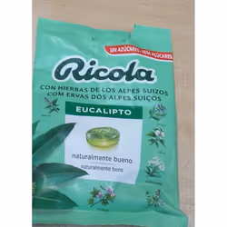 Open Food St 70G Bonbon Eucalyptus Sans Sucre Ricola - Ricola, Huile de palme, D, e140, e140i, e420, e950, e951, e953, Mentho ...