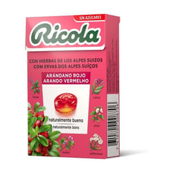 Open Food Ricola Cranberry Bonbons suisses aux plantes - Ricola - 50 g