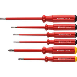 Pb Swiss Tools - Set Tournevis vde 6-unités Fente/PH en carton Classic