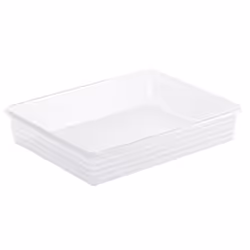 Rotho Linus, Panier de rangement, Transparent, Rectangulaire, Polypropylène (PP), Monochromatique, Intérieure