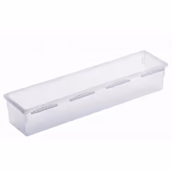 Rotho 7610859058355, 1 tiroir(s), Plastique, Transparent, 1 pièce(s), 300 x 80 x 50 mm