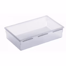 Rotho 7610859058379, 1 tiroir(s), Plastique, Transparent, 1 pièce(s), 230 x 150 x 50 mm